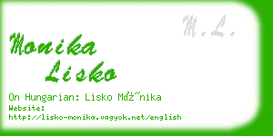 monika lisko business card